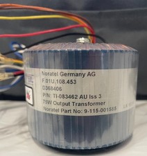Noratel Toroidal 75W Output Transformer 9-115-001585 