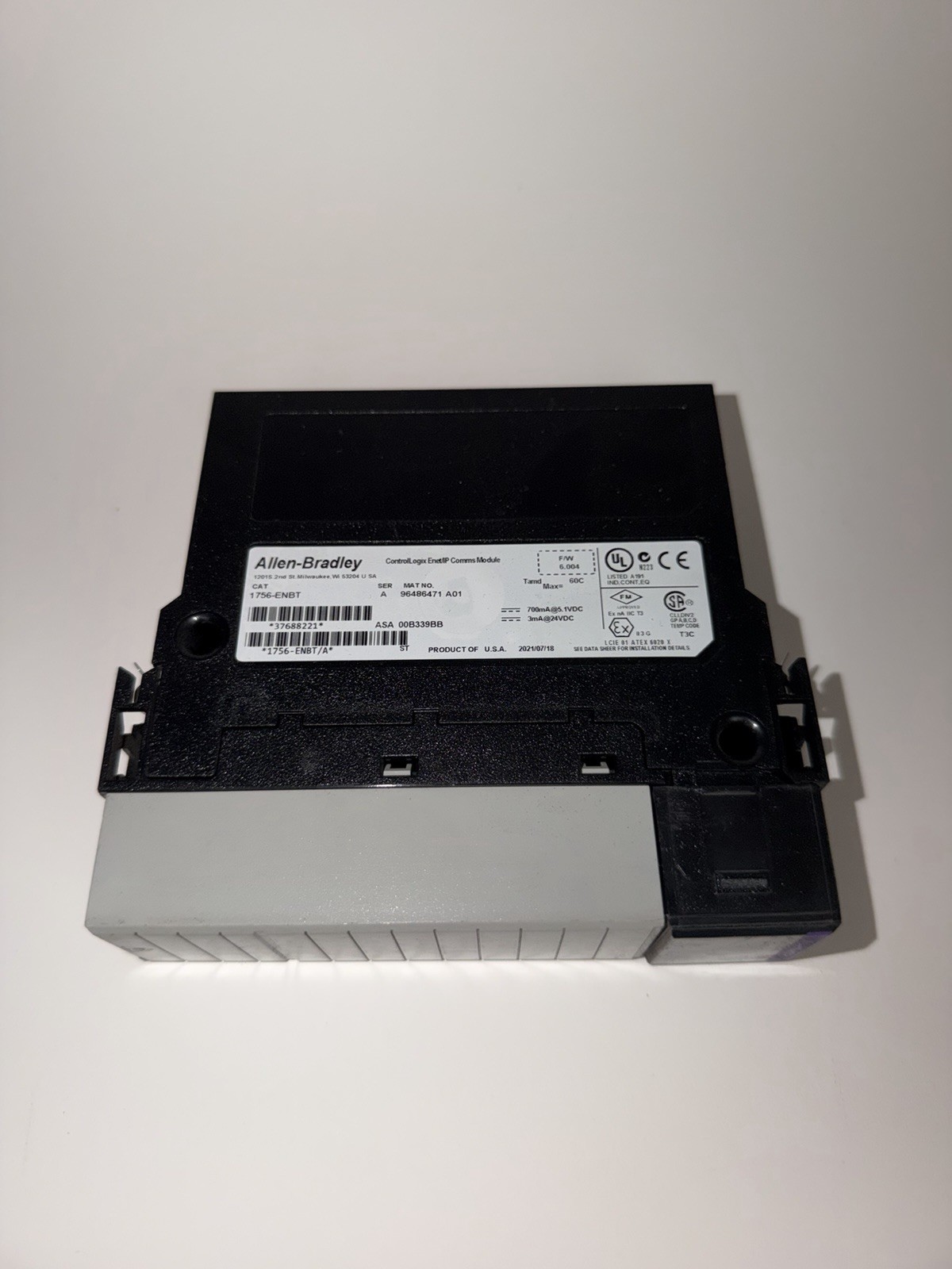 Allen-Bradley 1756-ENBT /A ControlLogix Ethernet/IP Comms Module