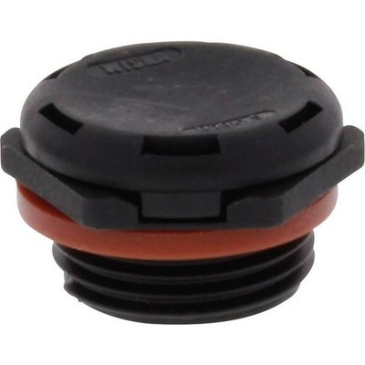 Wiska 10106619 EVPS 20 HF Shockproof Screw Cap M20 Plastic Black (RAL 9005) 1