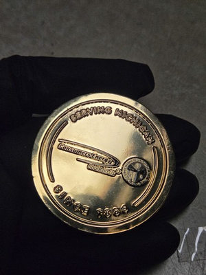 #ad Michigan Consumers Energy Challenge Coin Hydro Electric Dams $40.00