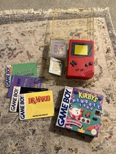 Nintendo Game Boy Gameboy DMG Console Red Play It Loud! UKV(A) Boxed