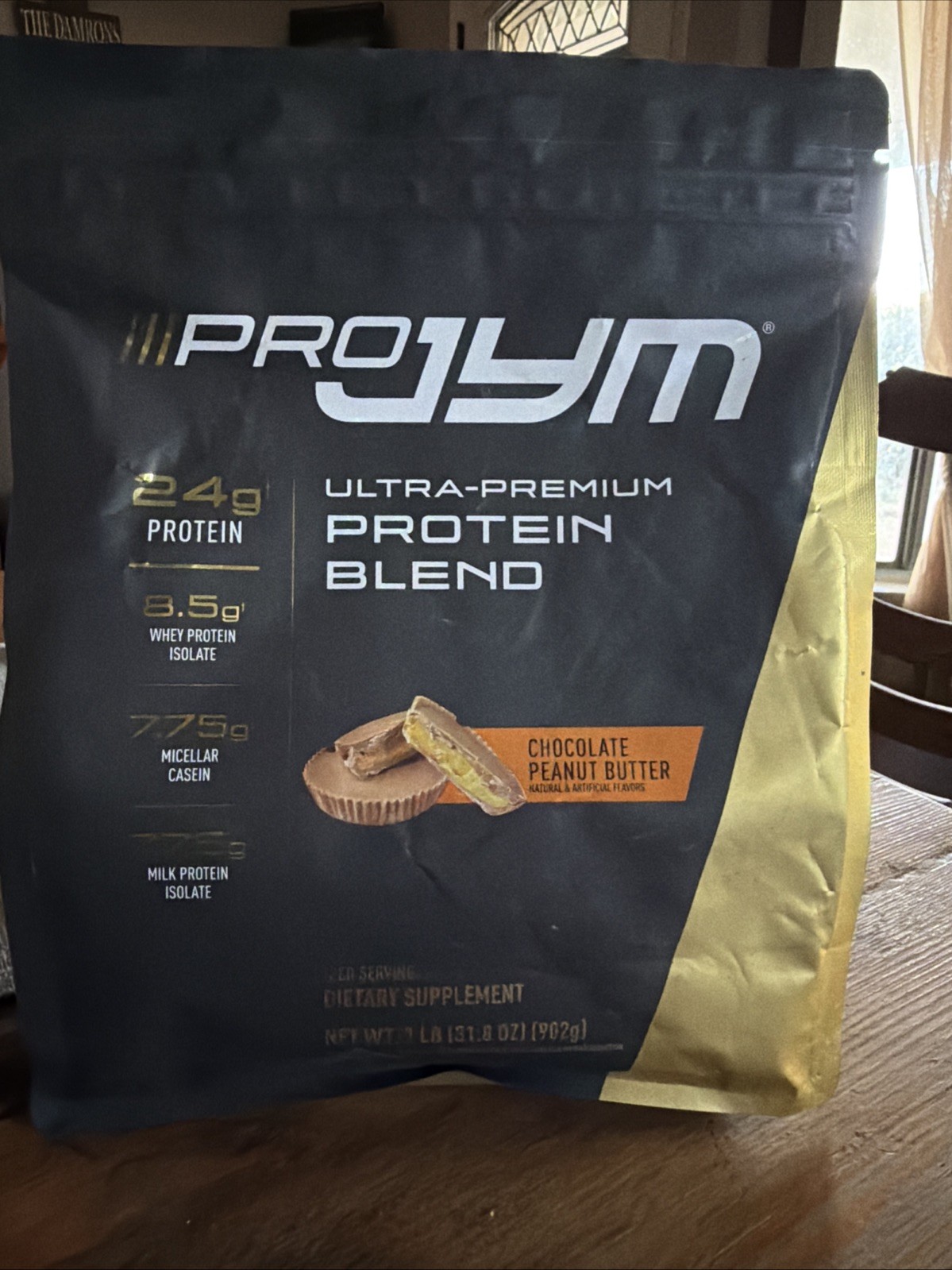 Pro JYM Chocolate Peanut Butter Protein 22 Servings Whey Casein Milk Blend