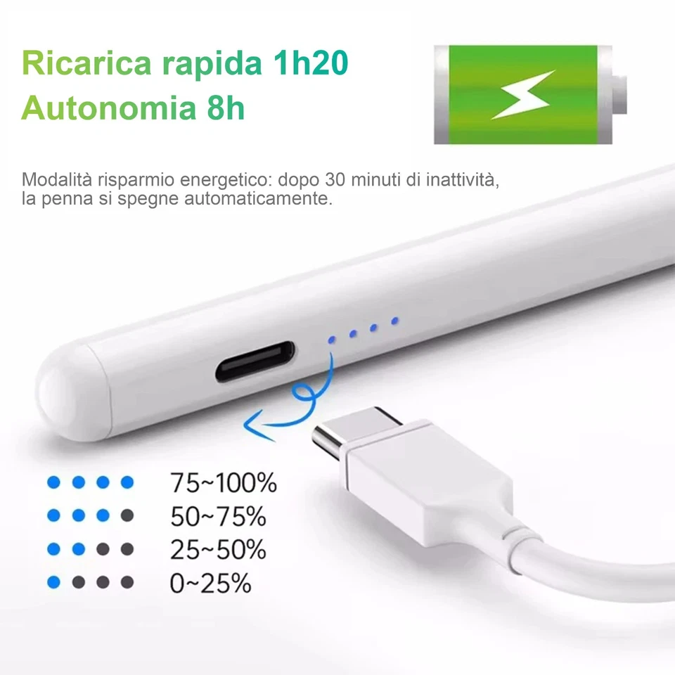 Pennino universale touch per tablet/iPad/smartphone Apple Huawei Samsung - Bild 2 von 4