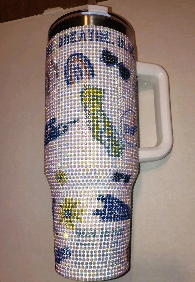 Taza vaso colosal de 40 onzas de béisbol MLB Bling MLB de Los Angeles CA LA Dodgers Foto 2 de 4