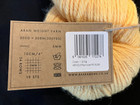 Baa Ram Ewe Coast aran weight British wool yarn  200g 308 m/336y color Raincoat — photo 4