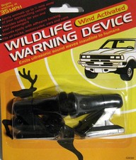 2 Deer Warning Whistle Animal Sonic Alert Device Car Safety Wildfire Camping New