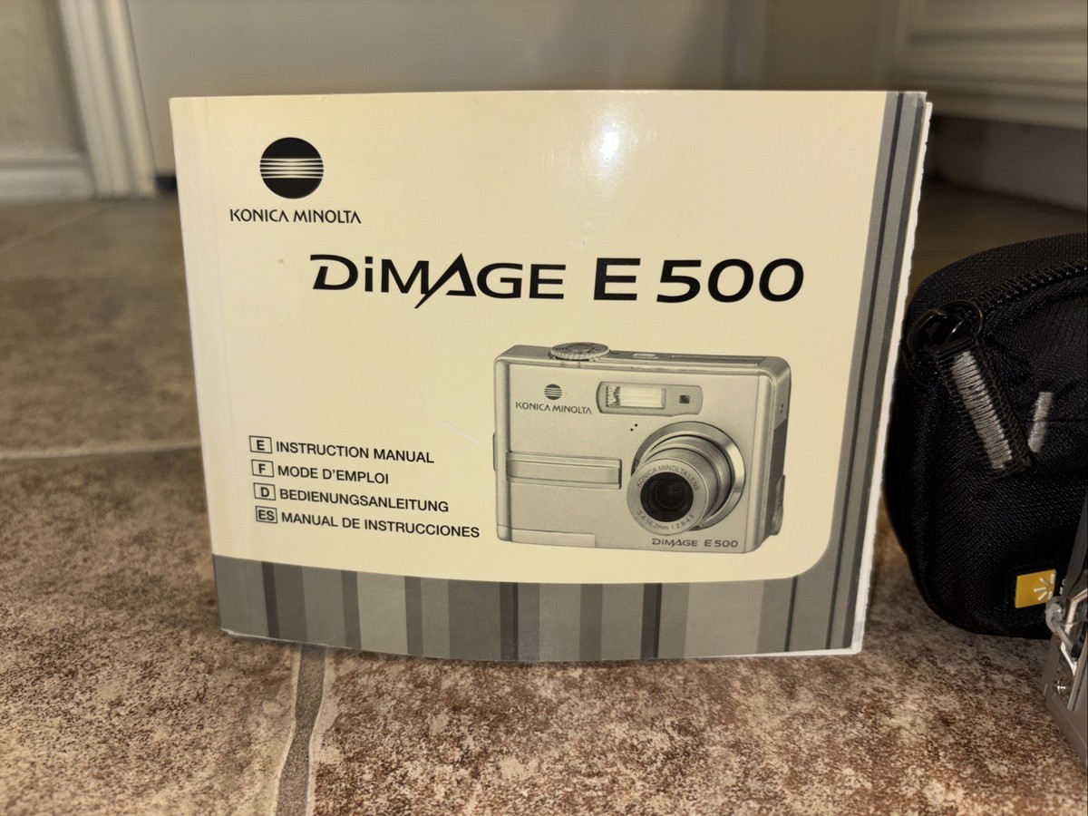 Konica Minolta Dimage E500 5.0mp Digital Camera, Silver