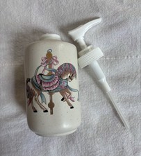 Vintage Carousel Horse Menagerie Speckled Cer...