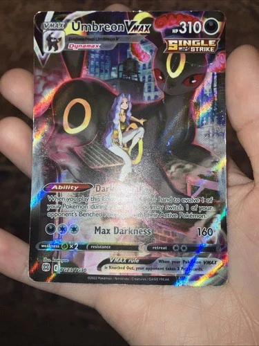 Umbreon VMAX TG23/TG30 Brilliant Stars Damaged