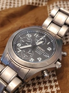 Seiko Chronograph Titanium 200m | eBay