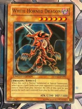 White-Horned Dragon GXNG-EN001 LIMITED EDITION YuGiOh Card 