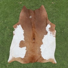 100 Real Natural Area Cow Hair On Cowhide Skin Floor Rug Carpet 66"x61" CC1368