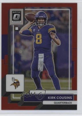2022 Panini Donruss Optic Red Prizm 12/99 Kirk Cousins #127 0us8