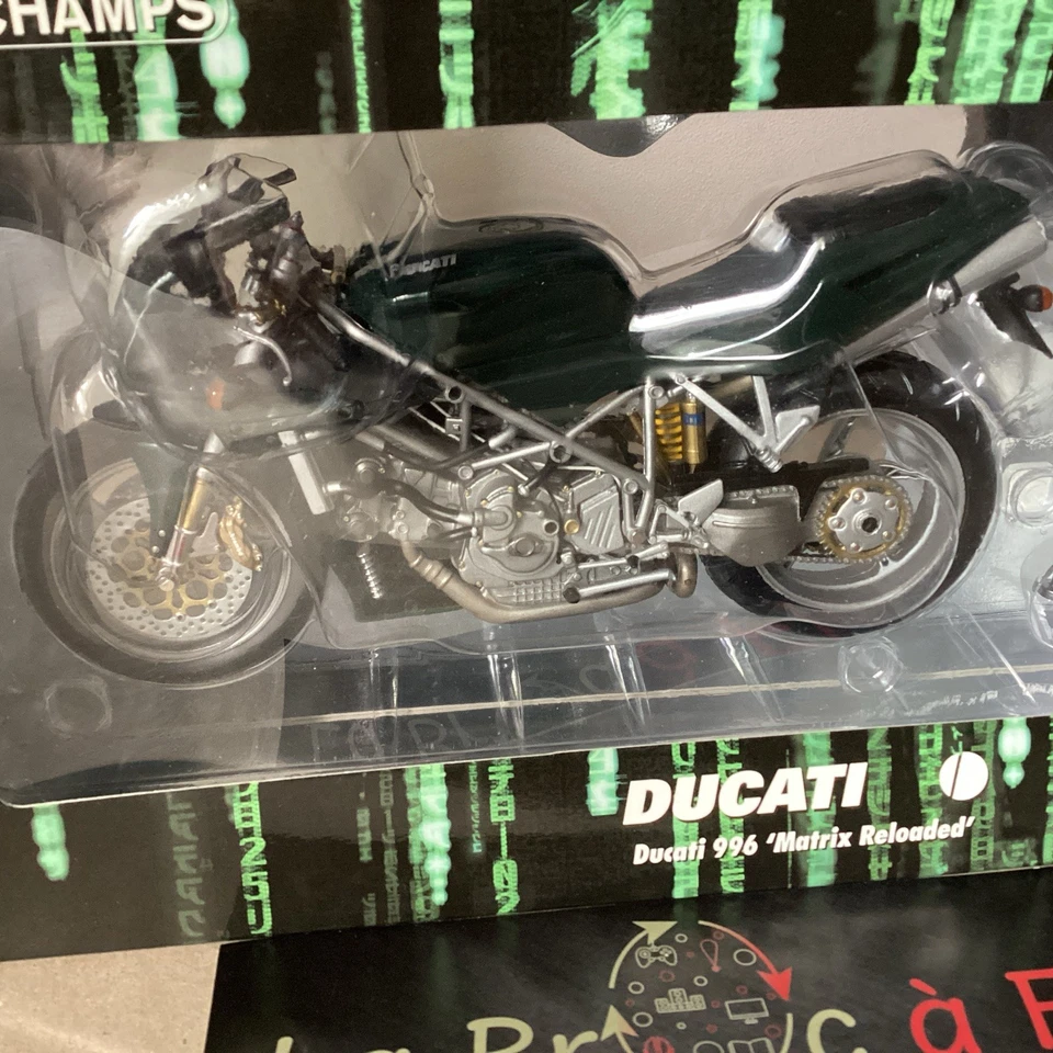 Minichamps 1/12 Collection Moto , Ducati 996 Matrix Reloaded - Photo 2/4