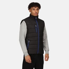 Regatta Navigate schwarz/royal isolierter Thermo Bodywarmer #TRA892