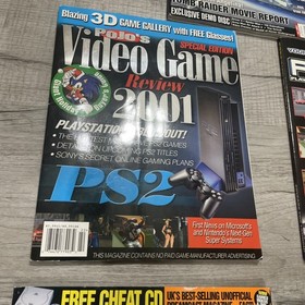 Vintage Video Game Magazine Lot Of 5 PlayStation Xbox Dreamcast Nintendo