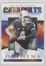 2022 Panini Origins Catapults Derek Carr #CAT-8 13c4