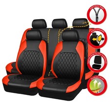 Premium Faux Leather Car Seat Covers For Hyundai Tucson Accent Sonata Elantra Premium Faux Leather Car Seat Covers For Hyundai Tucson Accent Sonata Elantra
