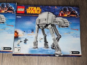 LEGO Star Wars 75054 AT-AT - Parts 100% Complete w/ Manuals and Minifigures