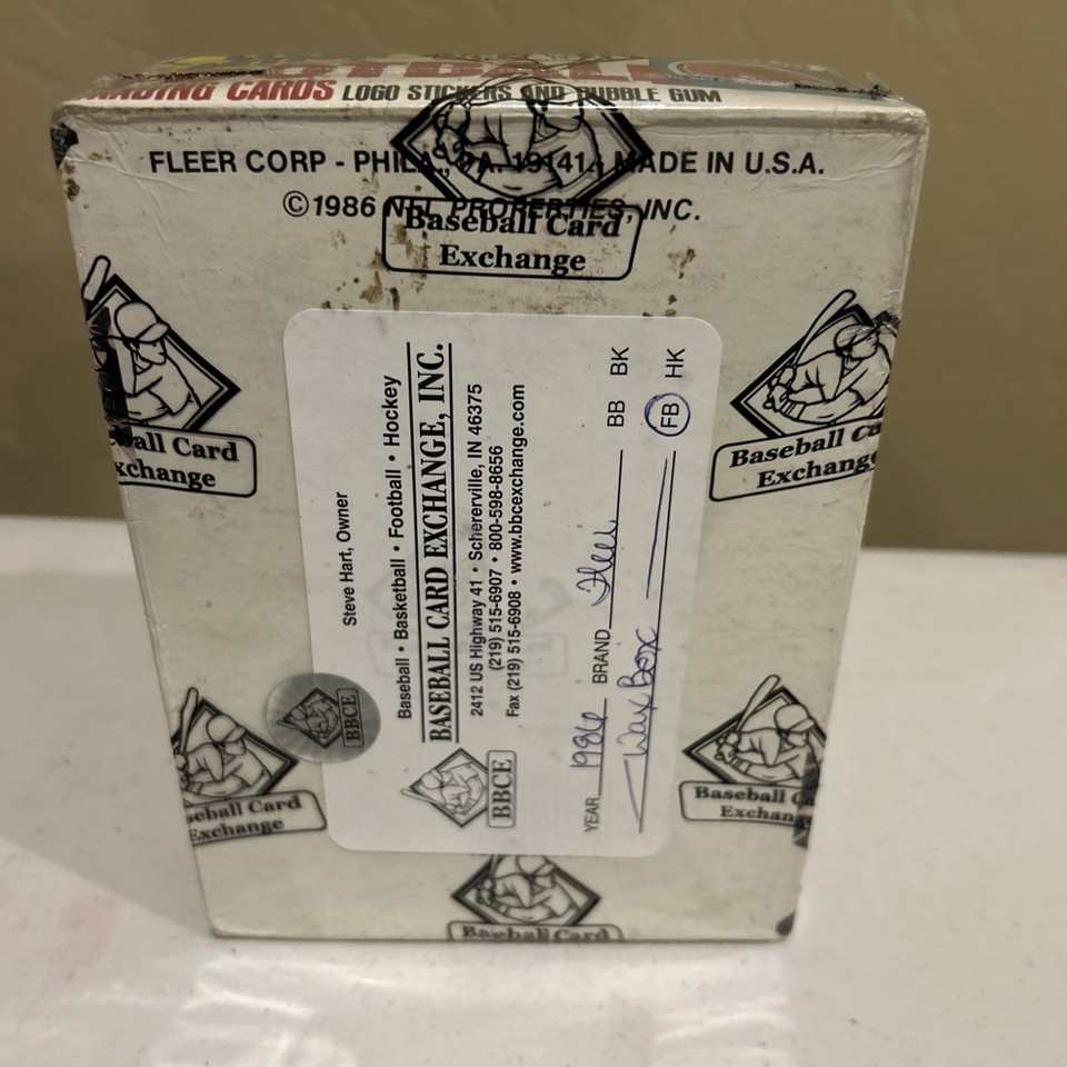 1987 Topps Baseball Unopened Rack Pack Box BBCE Sealed FASC (From A ...