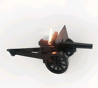 cannon cigarette lighter File:Vintage Chrome Lighter, No Manufacturer Markings, Made In Japan (17031237562).jpg Quality brass Lighter cannon Engling