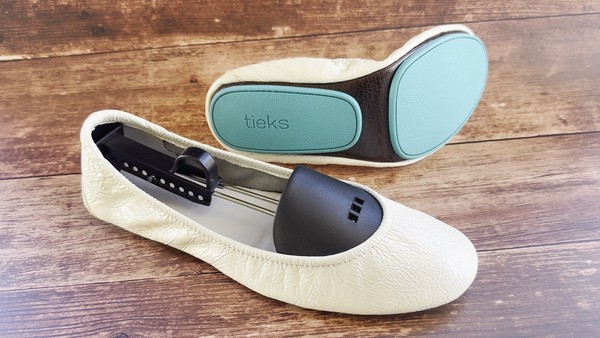 Tieks by Gavrieli Ballet Flats - Cream Leather - Size 12 - Lightly Used