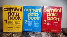 Cement Data Book Lot German English Walter Du...