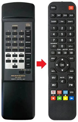 Fernbedienung passend für MARANTZ CD53 | CD63MKII | RC63CD