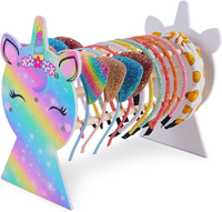 Unicorn Castle Haarreif StäNder Haargummi Aufbewahrung Haarschmuck Kinder Headba