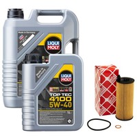 MotoröL Set 5W-40 Liqui Moly 6 Liter + ÖLfilter FüR BMW 3Er 5Er 1Er Mini Toyota