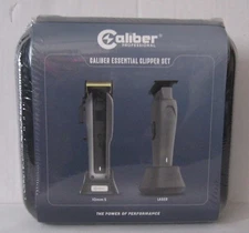 New Caliber 10mm S and Laser Trimmer Essential Clipper Trimmer Duo Set Barbers
