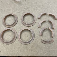 Oak Flooring Quadrants,  For Bull Nose Bricks, Grey,