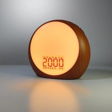Wake Up Light Sunrise Alarm Clock White Noise Machine with Sunrise Sunset Sim...