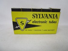 Lot of 5 Vintage Sylvania Radio Television Audio Equipment Tubes