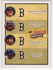 2008 Upper Deck Baseball Heroes #198 Papelbon/Ramirez/Varitek/Ortiz Red Sox