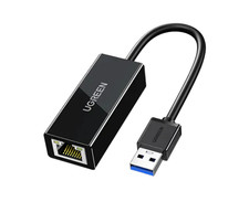 UGREEN 20256 USB 3.0 to Gigabit Ethernet RJ45 Network LAN Adapter Black NEW