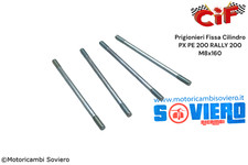 Kit 4 Prigionieri Fissa Cilindro Vespa PX PE 200 RALLY 200 M8x160