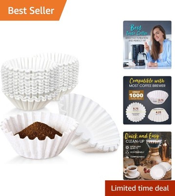 Vielseitige 12 Tassen Kaffeefilter - Große Kapazität für perfekten Geschmack - 1000er Pack