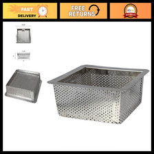 Square Floor Drain Strainer 8.5" x 8.5" x 3" - Heavy Duty, Rust Resistant, Easy