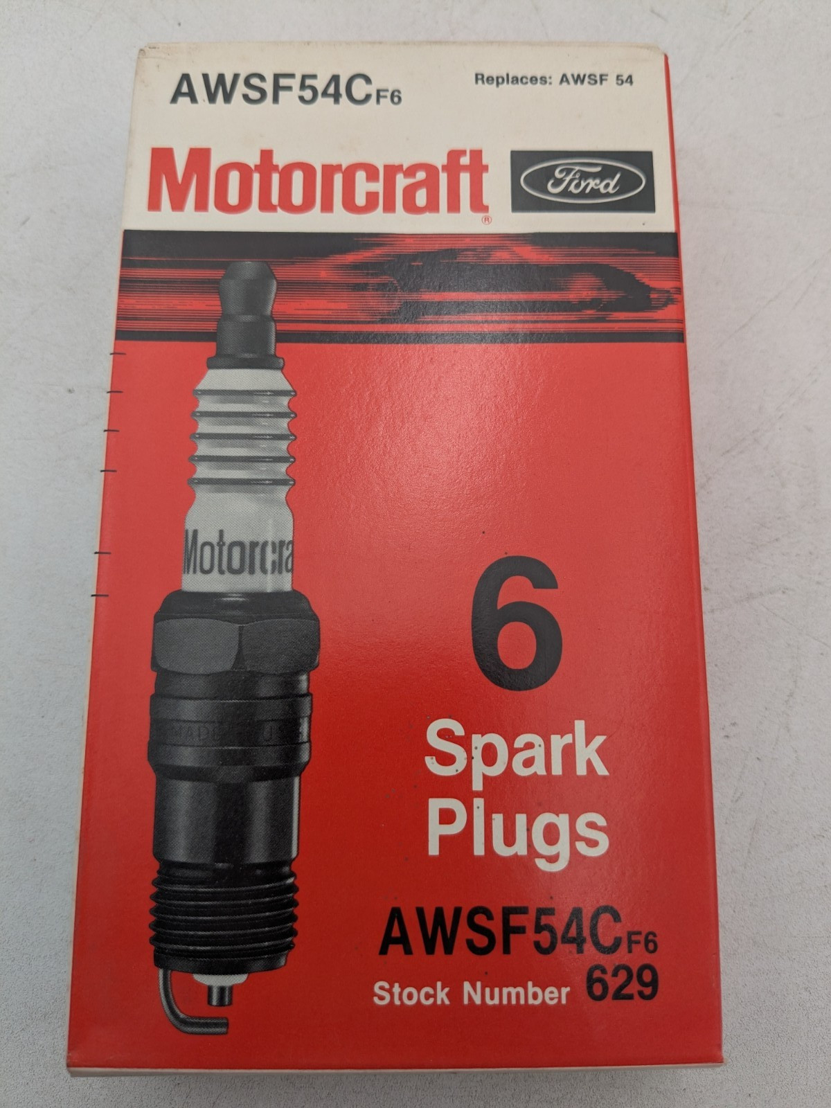 Motorcraft AWSF54C  Spark Plugs Copper Vintage  Set of 6