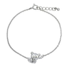 Rilakkuma Korilakkuma Bracelet Strawberry Day Silver 2025AW San-X Jewelry