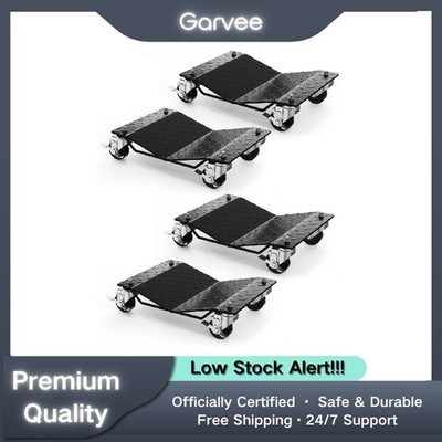 4PCS Heavy Duty Car Dolly 6000 LBS Skate Auto Repair