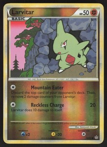 Larvitar 50/95 Reverse Holo Common Unleashed VLP