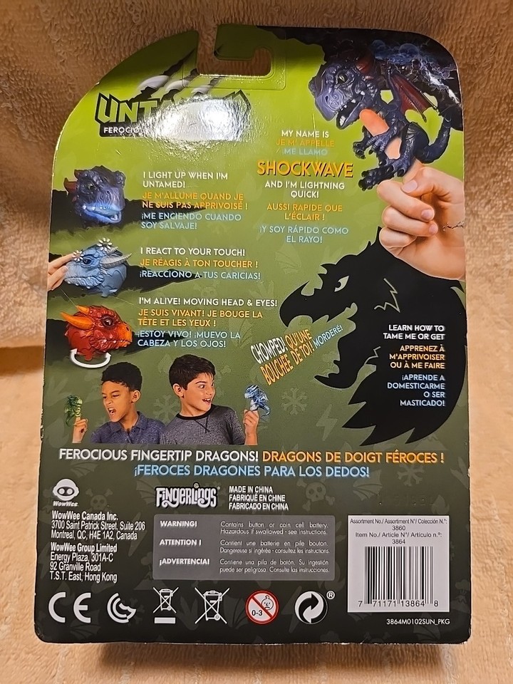 WowWee Untamed Dragon Fingerlings, Shockwave | eBay