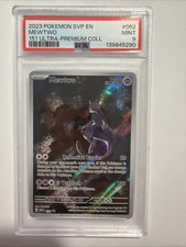 2023 Pokemon PSA 9 Mewtwo #52 Black Star Promo Scarlet & Violet 151 UPC Promo