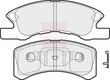 Brake Pads Set fits MITSUBISHI MIRAGE A03A 1.2 Front 2012 on 3A92 4605A272 New