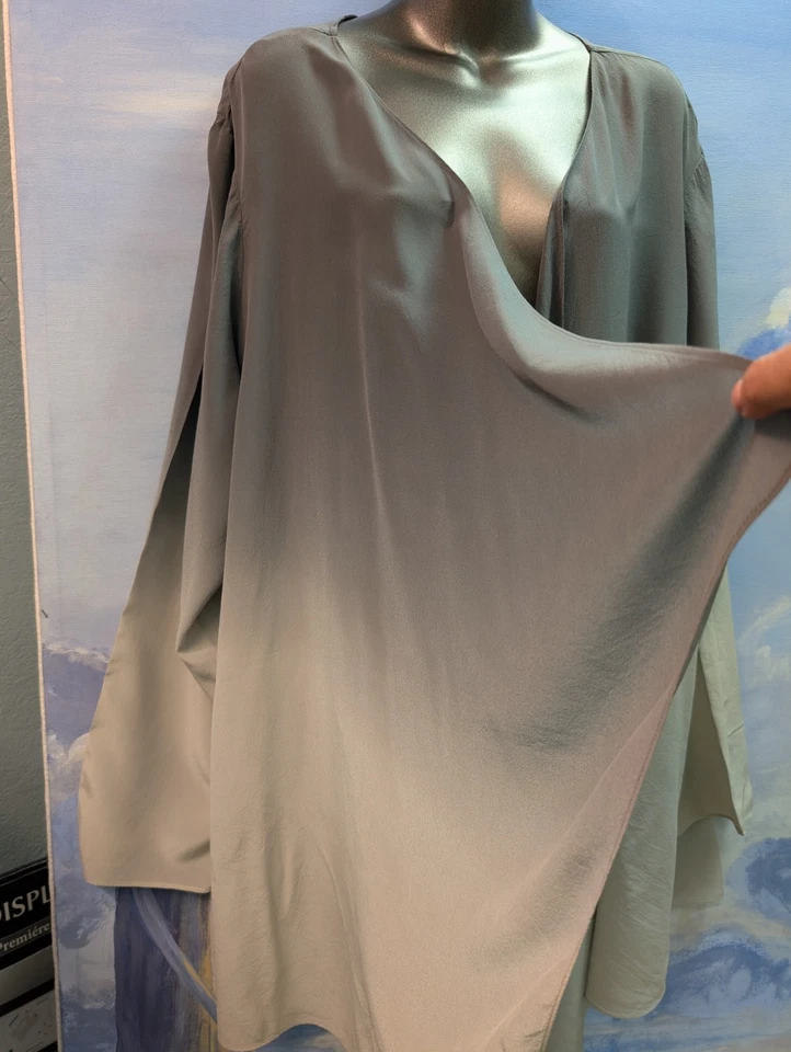 EILEEN FISHER 3XL Ombre Silk Cardigan - Image 3 of 4