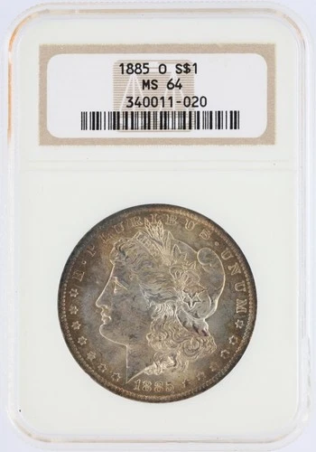 1885-O Morgan Silver Dollar NGC MS64 S$1 New Orleans Minted No Reserve