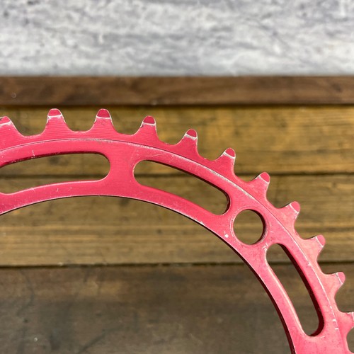 Old School BMX Chainring 39t Red 39 Tooth 130 BCD Vintage Shimano Takagi A4 - 第 6/10 張圖片