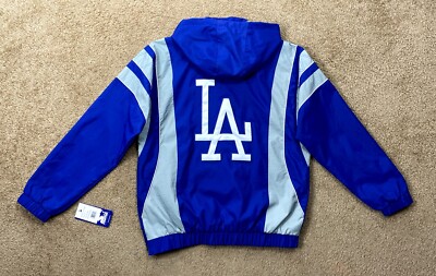 LOS ANGELES DODGERS MLB Starter Hooded Half Zip Jacket Spring  M L XL
